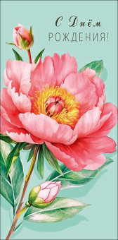 Конверт для денег "С Днём Рождения" 0321.784