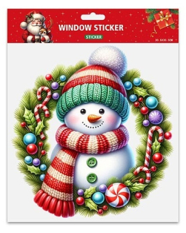 Набор оформительских наклеек "Снеговик" 0703.228