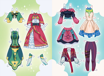 Книжка Одень куклу "Волшебная сказка" ОВ-057