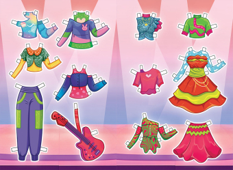 Книжка Одень куклу "Суперзвезда" ОВ-060