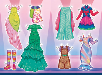 Книжка Одень куклу "Суперзвезда" ОВ-060