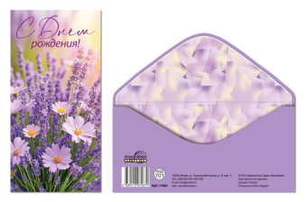 Конверт для денег "С Днём Рождения" КДС-17683