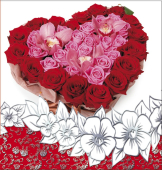 Мини-открытка "Без надписи" М-10806