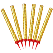 Свечи для торта "Фонтан Золото" TKF637