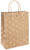 Набор подарочных пакетов к Новому Году "Дизайн №4. Крафт" 504704