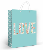 Бумажные подарочные пакеты "Love" 1.0000181