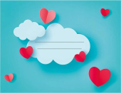 Художественный конверт "Голубые облачка" 091.585