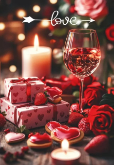 Мини-открытка/Бирка для подарка "Love" 5.0002027