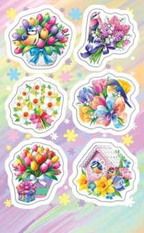 Наклейки "Цветы" 0-11-784