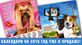 Календари на 2018 год уже в продаже!