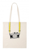 Сумка-шоппер "Фотоаппарат"  35х42см (хлопок) цвет беж 0432.017 Сумка-шоппер "Фотоаппарат"  35х42см (хлопок) цвет беж 0432.017