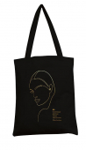 Сумка-шоппер "Силуэт" 35х42см (хлопок) цвет черный 0432.049 Сумка-шоппер "Силуэт" 35х42см (хлопок) цвет черный 0432.049