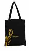 Сумка-шоппер "ОМАРально" 35х42см (хлопок 240г/м) цвет черный 0432.045 Сумка-шоппер "ОМАРально" 35х42см (хлопок 240г/м) цвет черный 0432.045