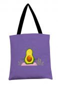 Сумка-шоппер "Авокадо" 35х42см (хлопок 240г/м) цвет фиолетовый 0432.095 Сумка-шоппер "Авокадо" 35х42см (хлопок 240г/м) цвет фиолетовый 0432.095