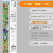 Складной ростомер "Моя семья. Сказочный мир" РСД-003 Складной ростомер "Моя семья. Сказочный мир" РСД-003