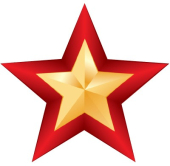 Фигурка вырубная "Патриотическая звёздочка" М-15096 Фигурка вырубная "Патриотическая звёздочка" М-15096