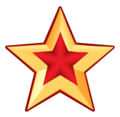 Фигурка вырубная "Патриотическая звёздочка" М-15099 Фигурка вырубная "Патриотическая звёздочка" М-15099