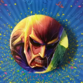 Значок "Аниме. Атака титанов №5" Z005 Значок "Аниме. Атака титанов №5" Z005