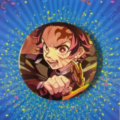 Значок "Аниме. Клинок рассекающий демонов №1" Z007 Значок "Аниме. Клинок рассекающий демонов №1" Z007