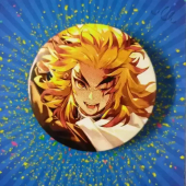 Значок "Аниме. Клинок рассекающий демонов №2" Z008 Значок "Аниме. Клинок рассекающий демонов №2" Z008