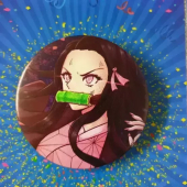 Значок "Аниме. Клинок рассекающий демонов №4" Z010 Значок "Аниме. Клинок рассекающий демонов №4" Z010