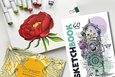 Новые блокноты для скетчинга уже в продаже Новые блокноты для скетчинга уже в продаже