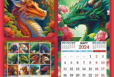 Календари на СКРЕПКЕ - хит в 3 форматах Календари на СКРЕПКЕ - хит в 3 форматах